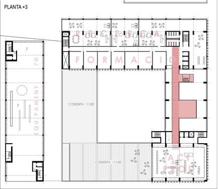 Edifici d'Equipament 7@, a Poble Nou, Barcelona