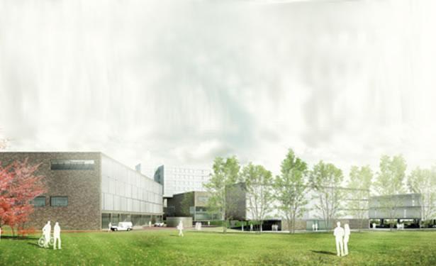 Administration and vocational training center at Bielefeld, Germany