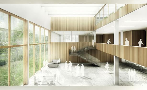 Administration and vocational training center at Bielefeld, Germany