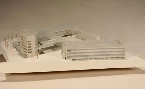 Administration and vocational training center at Bielefeld, Germany